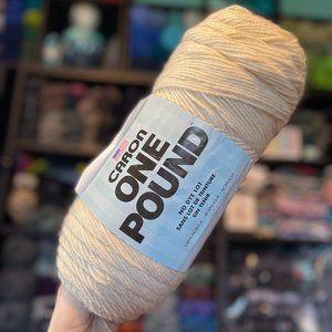 💄 FREE w/ purchase Caron One Pound Yarn acrylic Off White
